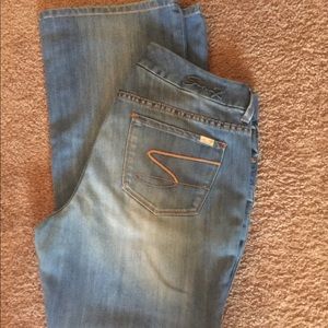 3pairs 7 of mankind jeans euc